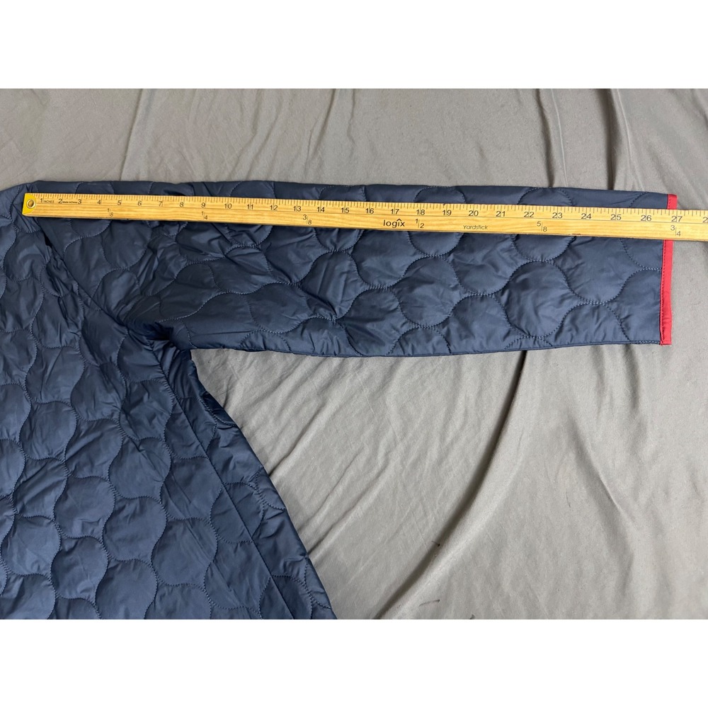 Brooks Brothers Mens Large Quilted Thermore Insulated Jacket Navy Blue Red NWT - Picture 6 of 16